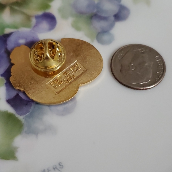 AMERICAN AIRLINES Legacy AA Vintage Easter Spring tulip chick egg pinback HTF - Picture 3 of 4